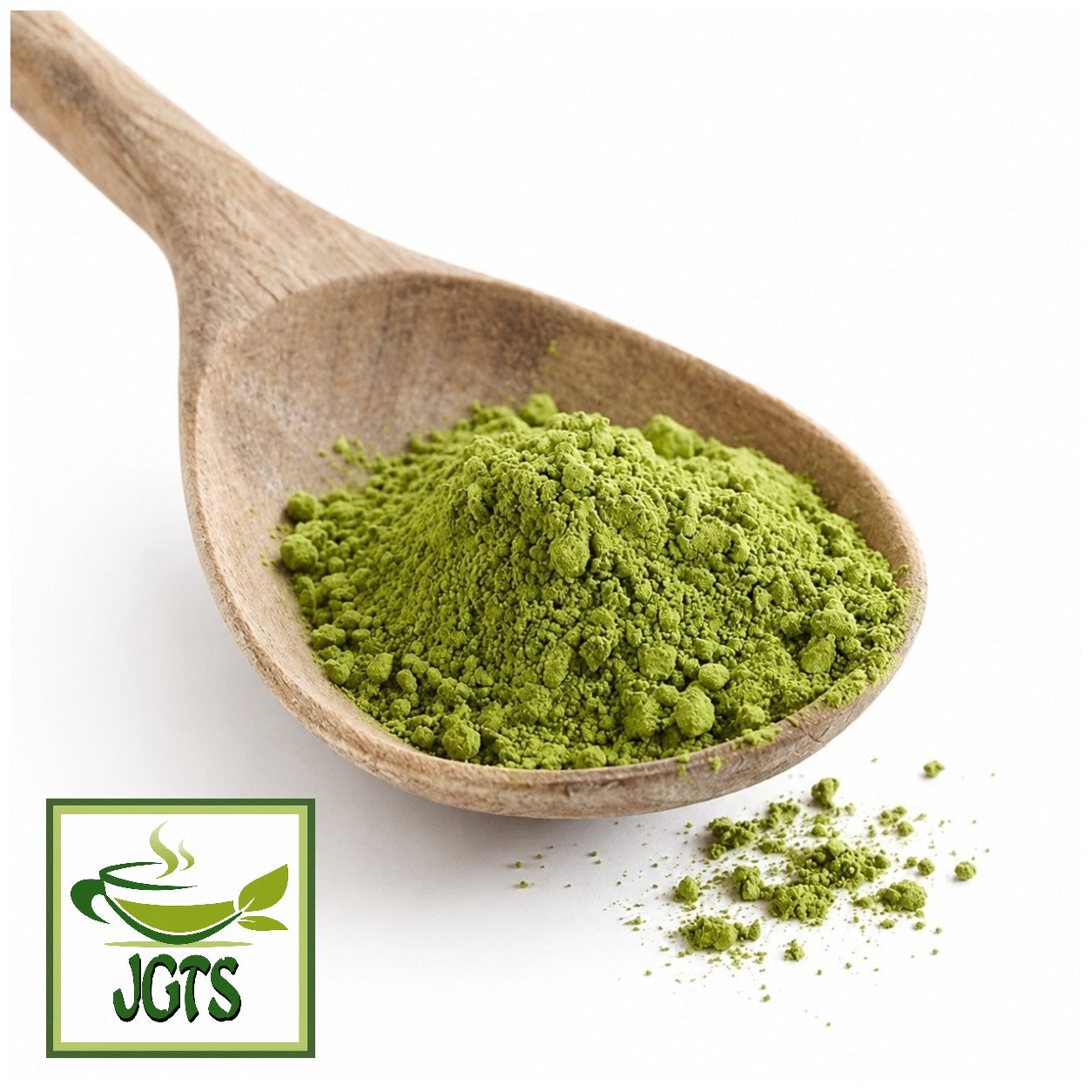 Healthy Company Organic Matcha Matcha on Spoon 