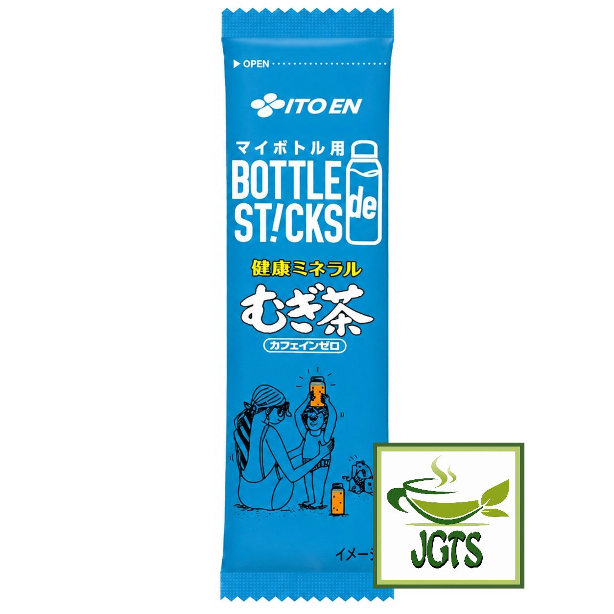 ITO EN - Bottle De Sticks Healthy Mineral Barley Tea - One individually wrapped stick type container