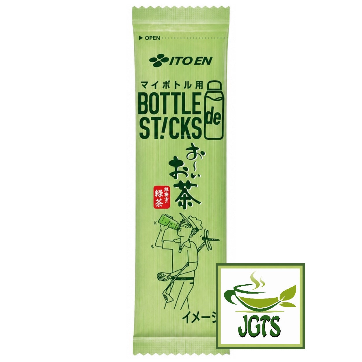 ITO EN - Bottle De Sticks Oi Ocha Matcha Green Tea - One individually wrapped stick type container