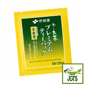 (ITO EN) Matcha Green Tea with Roasted Rice Premium Tea Bags 20 Pack - Individually wrapped Tea bags