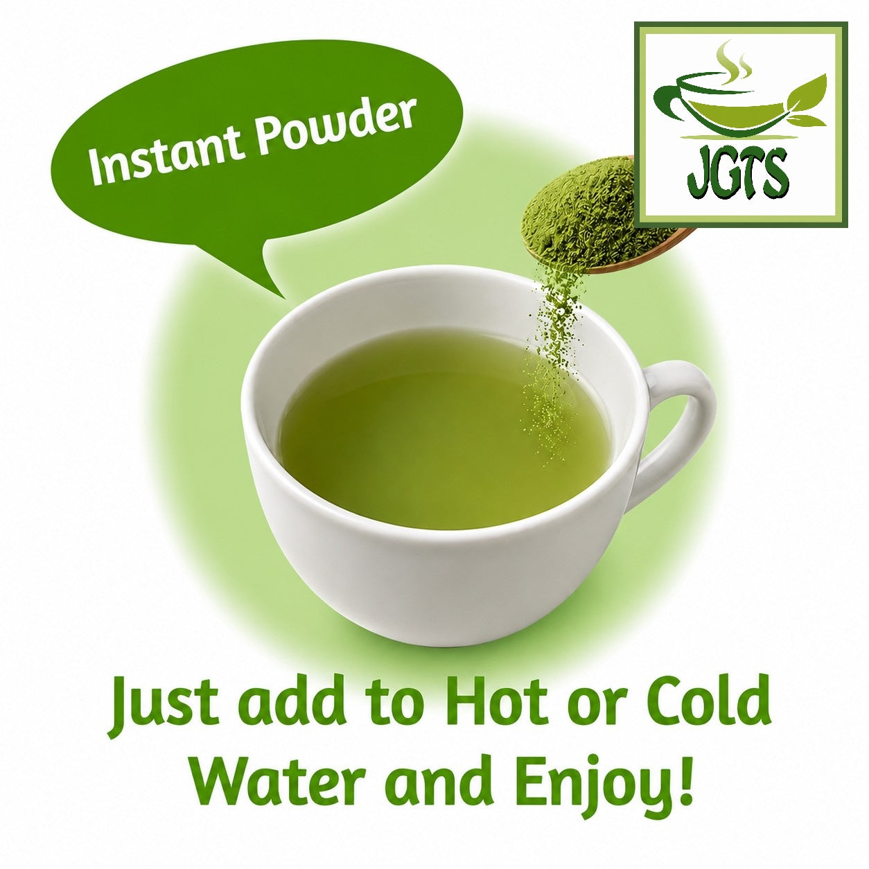 (ITO EN) Oi Ocha Deep Sarasara Matcha Instant Green Tea (80 grams) - Powdered Instant Green Tea