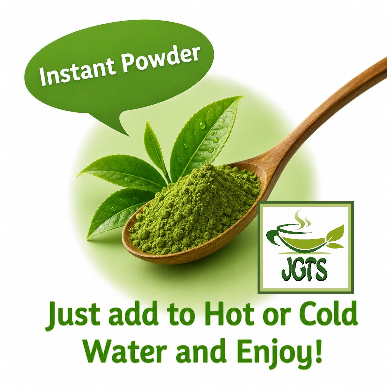 (ITO EN) Oi Ocha Matcha - Powdered Matcha dissolves easily in hot or cold milk or water