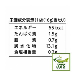 Instant Sakura Latte - Nutrition information