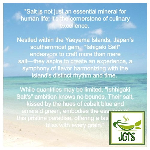 Ishigaki Salt (Okinawa) - 100% seawater from Nagura Bay, Okinawa