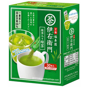 (Iyemon) Instant Ryokucha Green Tea Sticks with Matcha