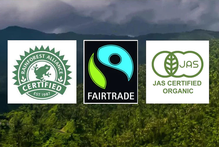 Japanese Organic, Fairtrade, Rainforest Alliance Collection