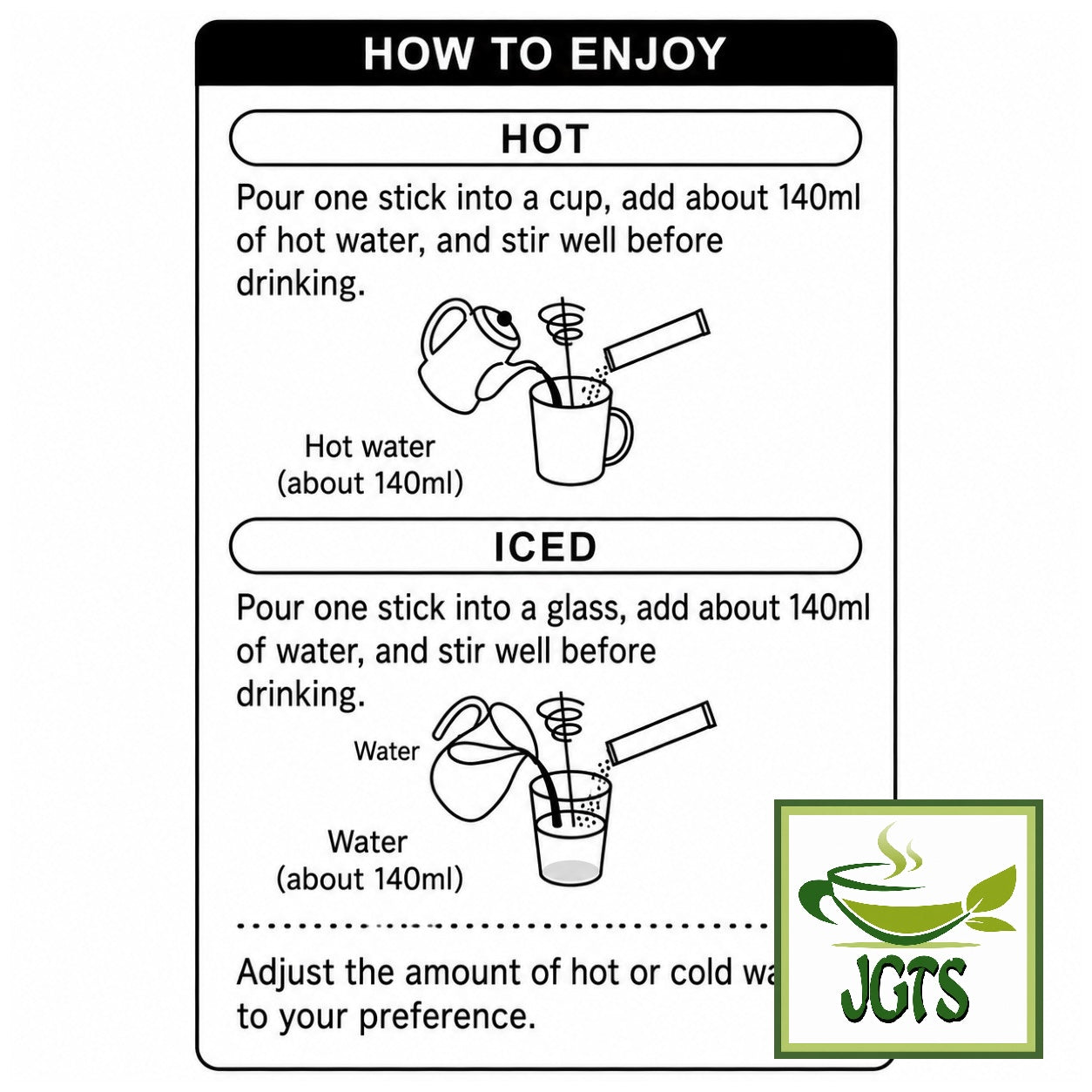 (KEY) Coffee FruiTEA Palette Fruit Mix Tea 7 Sticks - Hot or Cold Instructions (E)