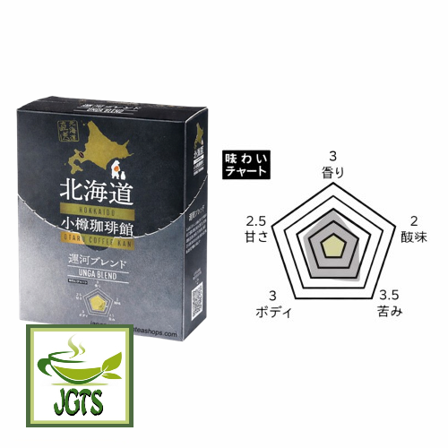 Kahisakan Otaru Coffee House Canal Blend - Product Coffee blend flavor chart