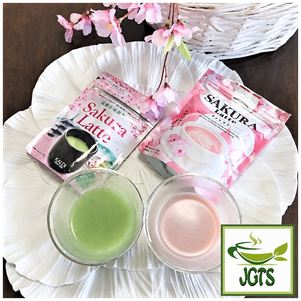 (Kaldi) Original Kyoto Uji Matcha Sakura Latte - Kaldi Sakura products