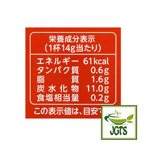 Kataoka - Bussan Takumi No Cafe Au Lait Rich Milk - Nutrition information