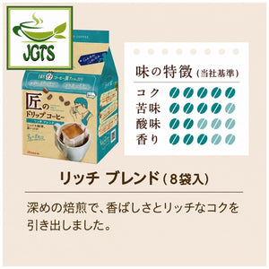 Kataoka - Bussan Takumi No Rich Blend Drip Coffee - Flavor chart rich blend