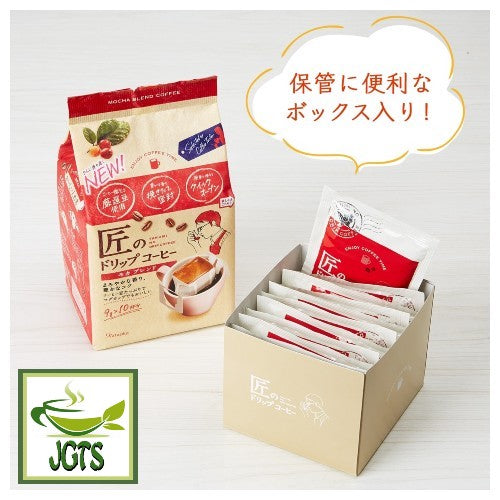 Kataoka Bussan Takumi No Mocha Blend Drip Coffee - convenient box