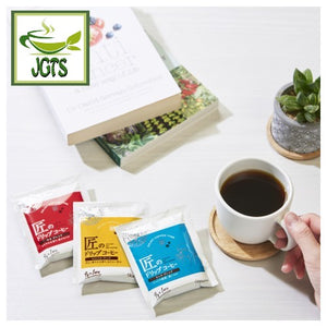 Kataoka Bussan Takumi No Rich Blend Drip Coffee - Fresh brewed in mug with single serving packets