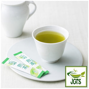 Kataoka Bussan Tsujiri Sencha with Uji Matcha Green Tea 30 Sticks - Serve sencha with Matcha brewed hot