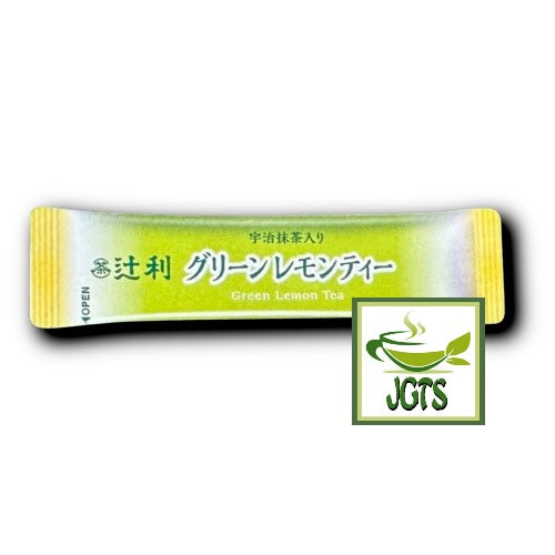 Kataoka Tsujiri Green Lemon Tea with Uji Matcha and Honey - Individually wrapped stick type