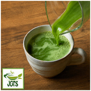 (Kataoka Tsujiri) - Matcha Milk Koicha - 2 kinds of matcha poured in cup
