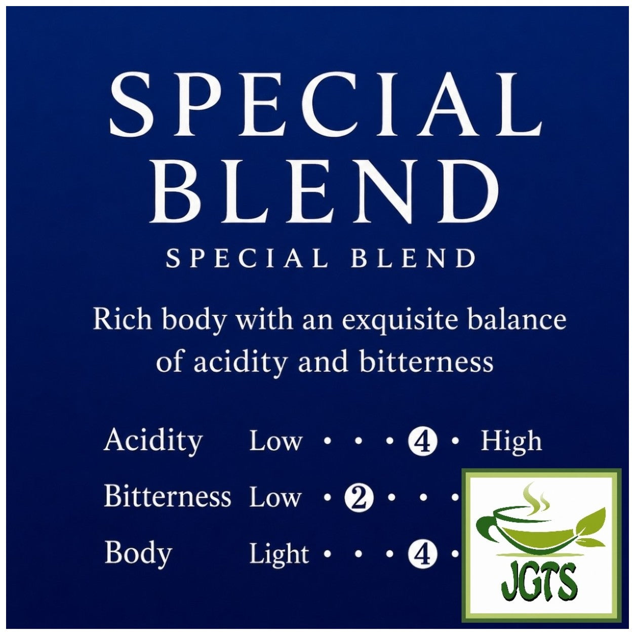 Key Coffee - KEY DOORS Special Blend (LP) Coffee Beans - Flavor chart (E)