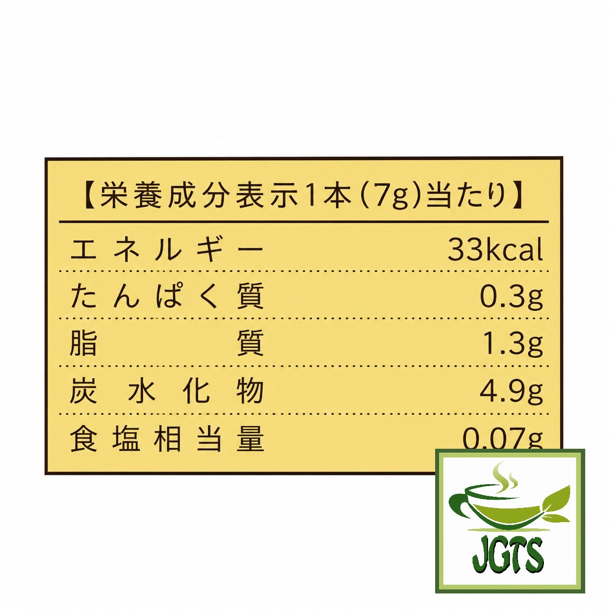 Key Coffee Cafe Au Lait Luxury Tailoring Instant Coffee 8 Sticks - Nutrition information