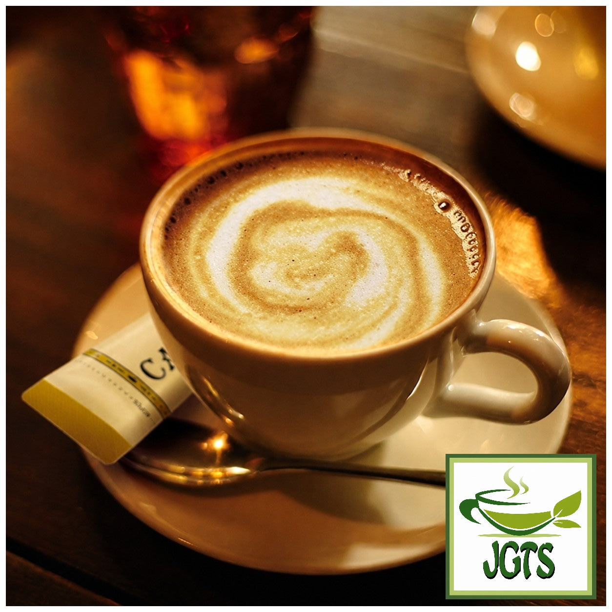 Key Coffee Cafe Au Lait Luxury Tailoring Instant Coffee 8 Sticks - One stick brewed in cup