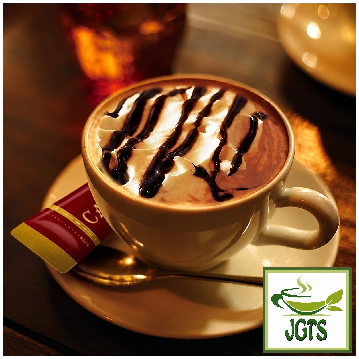 Key Coffee Cafe Mocha Luxury Tailoring Instant Coffee - One stick brewed in cup