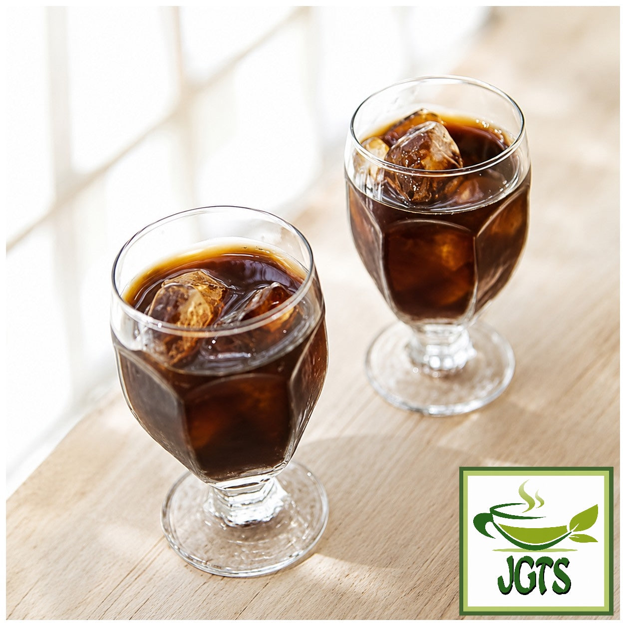 Key Coffee Grand Taste Mocha Blend Drip Coffee - cold iced Coffee in glasses