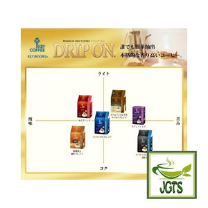 Key Coffee KEY DOORS Drip On Low Caffeine Mild Blend - Blend comparison chart