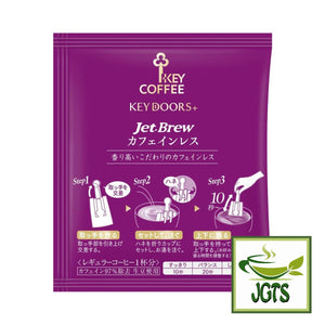 Key Coffee KEY DOORS JET BREW Drip Coffee Decaffeinated Blend - One individually wrapped coffee filter packet