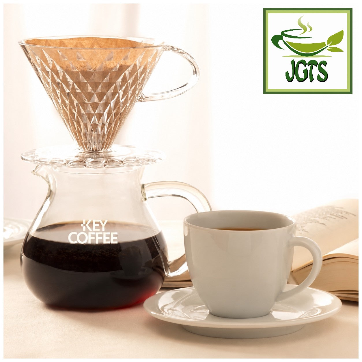 Key Coffee KEY DOORS Mocha Blend (LP) Coffee Beanss - How to Hand Drip Brew Ground Coffee 2