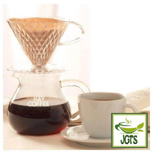 Key Coffee KEY DOORS+ Kilimanjaro Blend (VP) Ground Coffee - How to Hand Drip Brew Ground Coffee 2