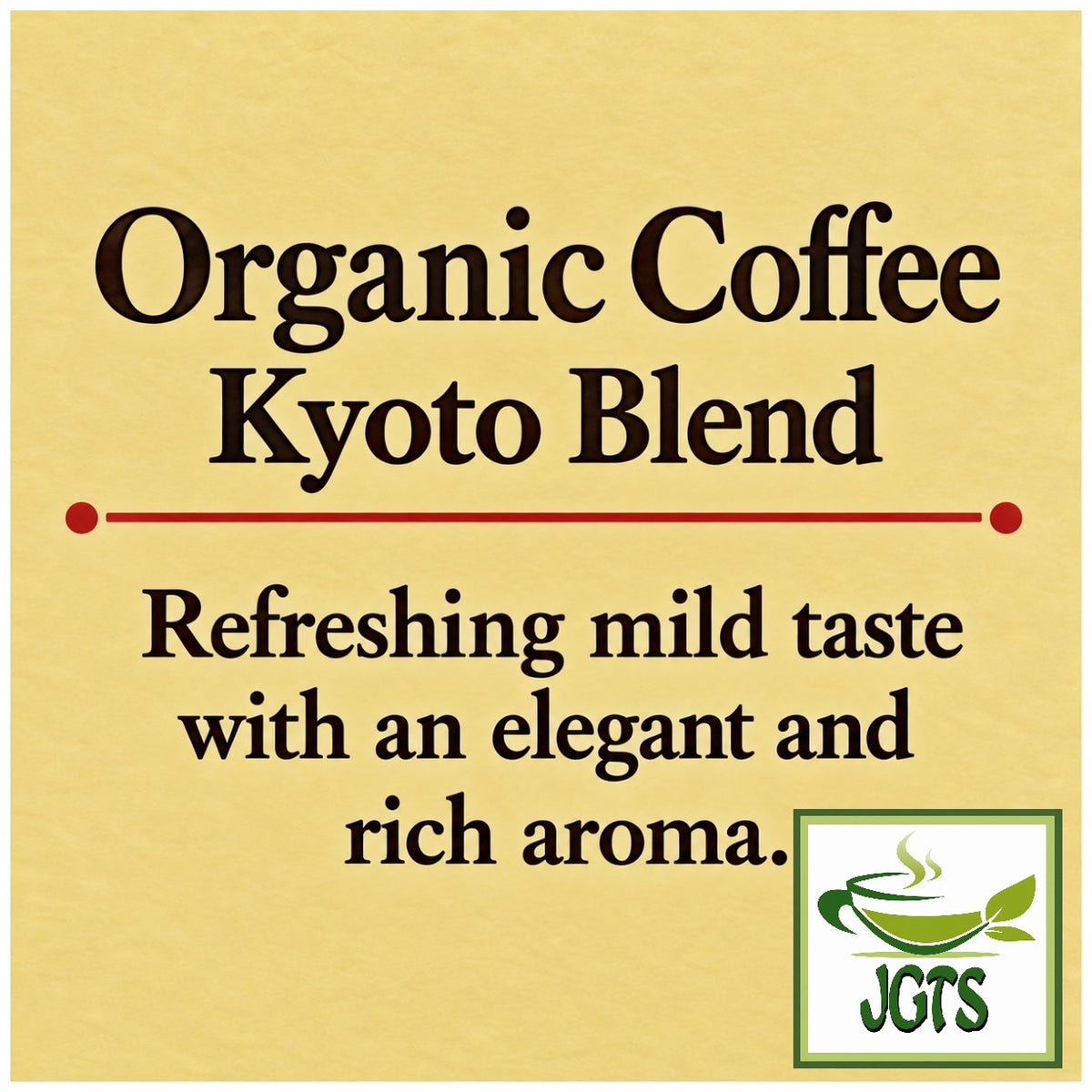 Key Coffee Kyoto Inoda Coffee Organic Blend Ground Coffee - Refreshing mild taste and elegant rich aroma (E)
