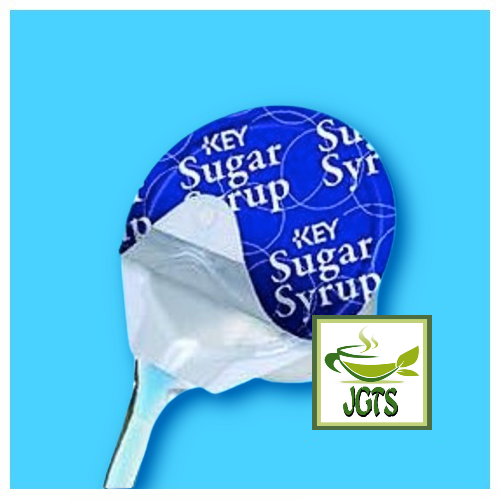 Key Coffee Sugar Syrup - One individual sugar syrup container