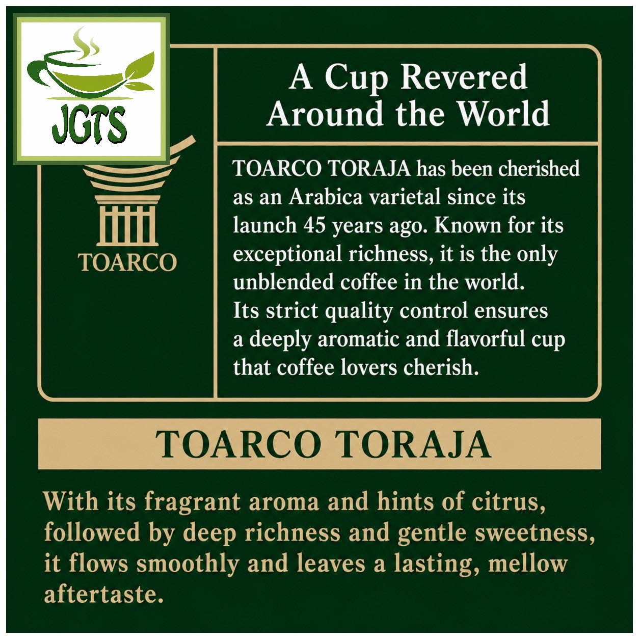 (Key Coffee) - Drip on Toarco Toraja 5 Pack - 100% arabica coffee beans (E)
