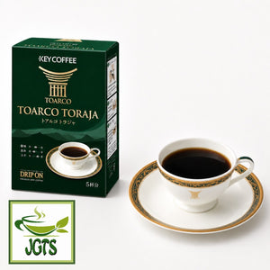 (Key Coffee) - Drip on Toarco Toraja 5 Pack - Box and brewed in cup