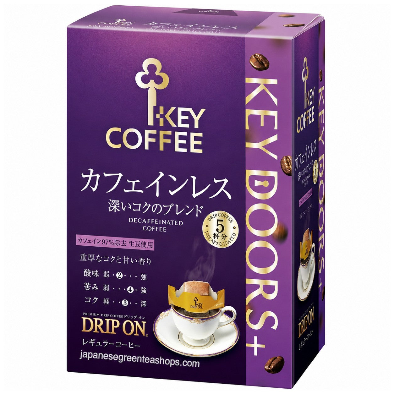 (Key Coffee) - KEY DOORS Caffeine-free Deep Rich Blend Drip On Coffee