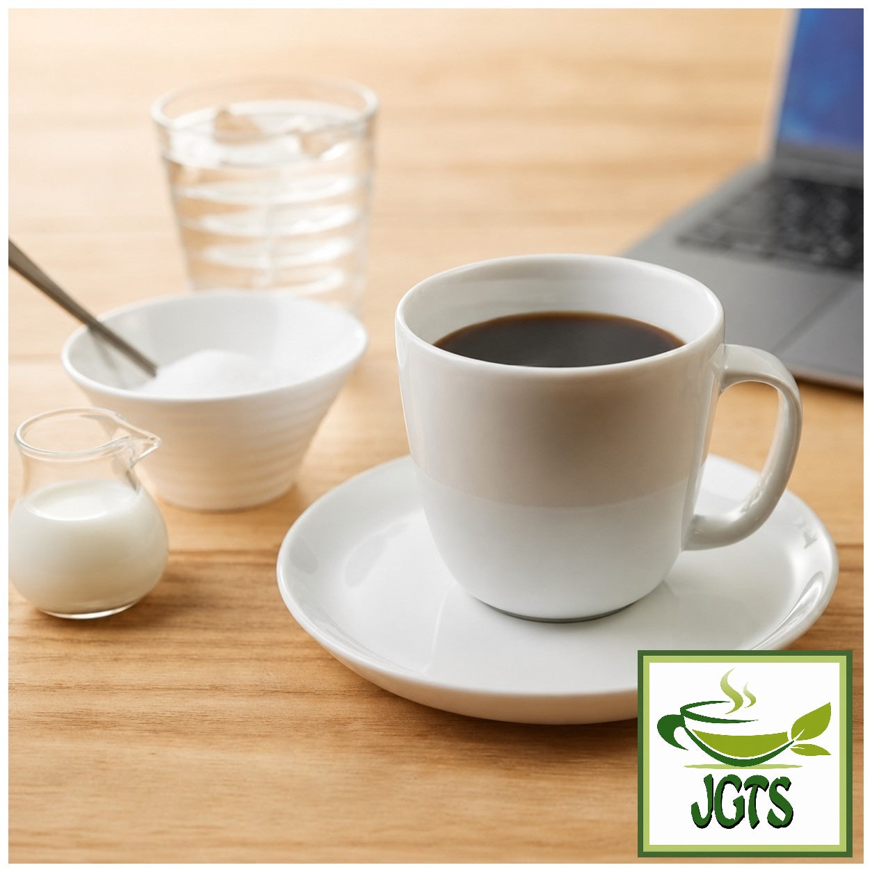(Key Coffee) - KEY DOORS Ground Coffee Mocha Blend - Fresh brewed in cup