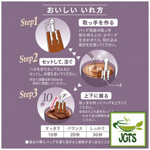 (Key Coffee) - KEY DOORS JET BREW Decaffeinated Blend Drip Coffee - Instructions how to brew