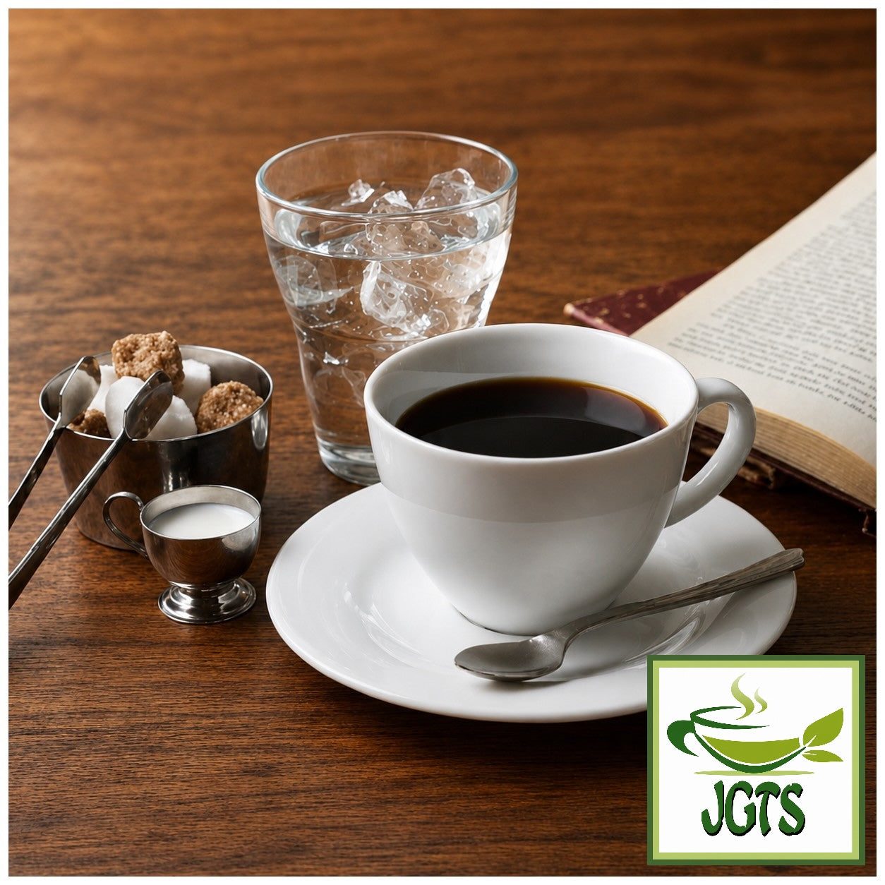 (Key Coffee) - KEY DOORS Kilimanjaro Blend (VP) Ground Coffee - Brewed in white cup