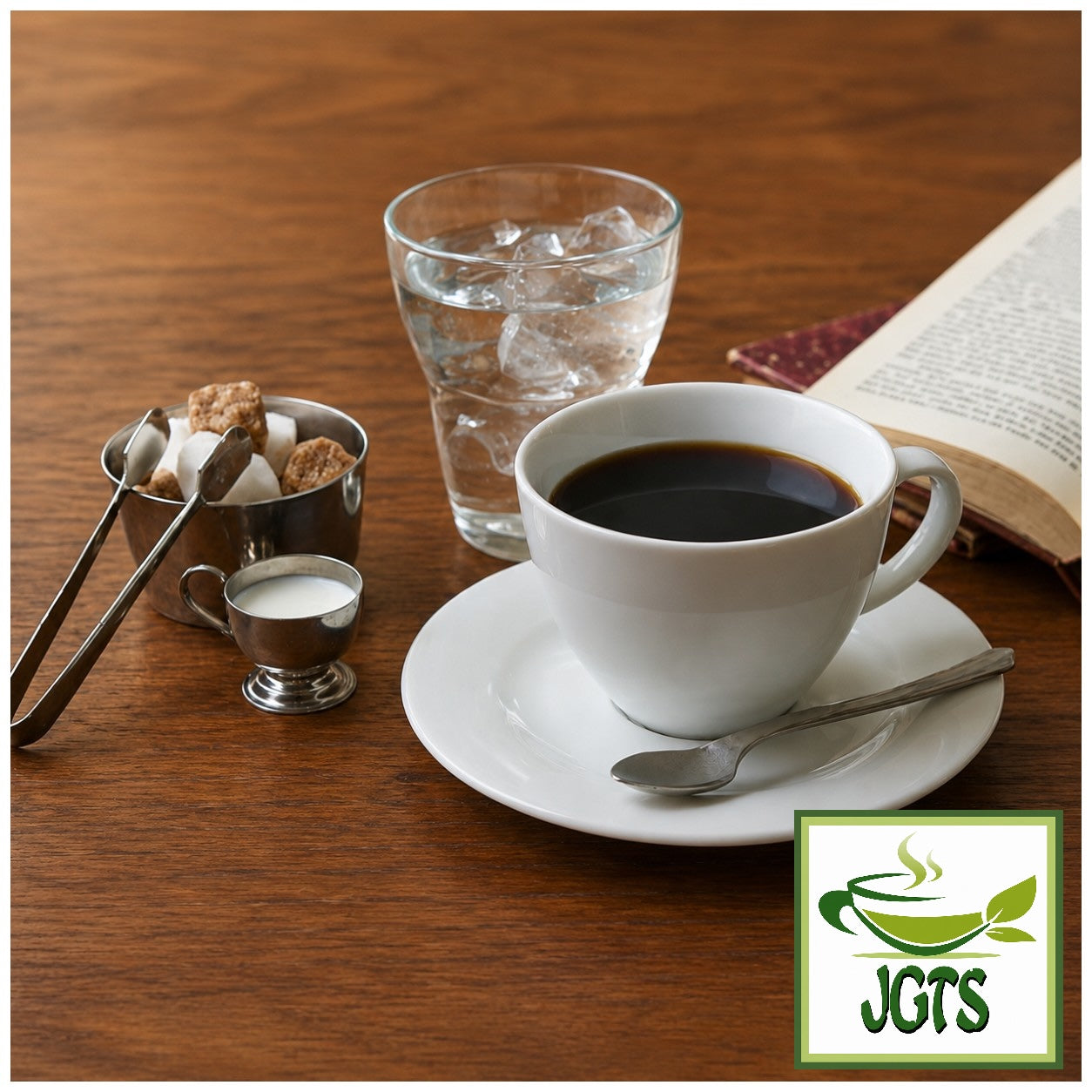(Key Coffee) - KEY DOORS+Blue Mountain Blend (VP) Ground Coffee - Brewed in white cup