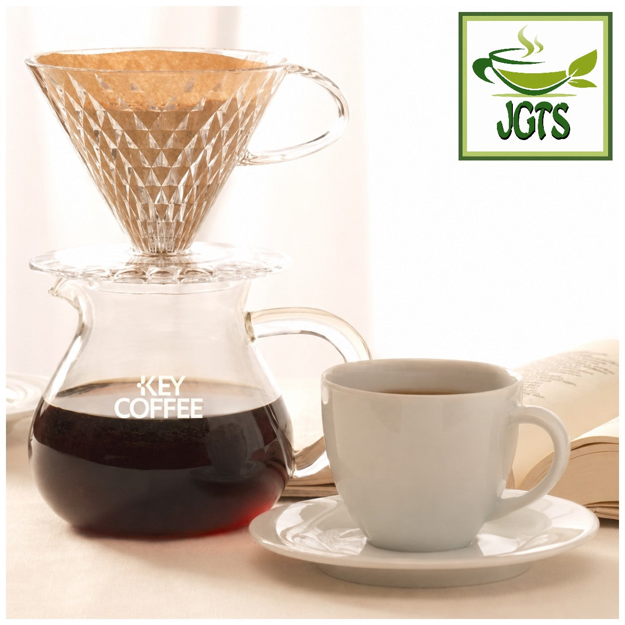 (Key Coffee) - KEY DOORS+Blue Mountain Blend (VP) Ground Coffee - How to Hand Drip Brew Ground Coffee 2
