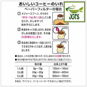 (Key Coffee) - Toraja Blend Coffee Beans - How to drip brew instructions