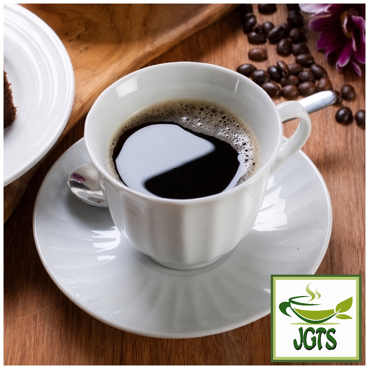 (Key Coffee) Grand Taste Mocha Blend Ground Coffee - Served hot in mug