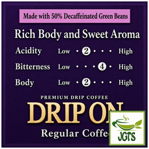 (Key Coffee) KEY DOORS Drip On Caffeine Half - Flavor chart (E)