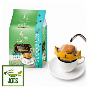 (Key Coffee) KEY DOORS Drip On Limited Time Deep Rich Blend - Drip brewed on cup with package