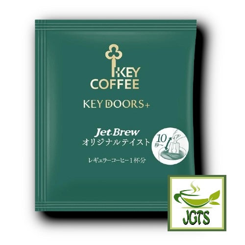 (Key Coffee) KEY DOORS JET BREW Original Blend Drip Coffee - Individually wrapped single serving filter packet