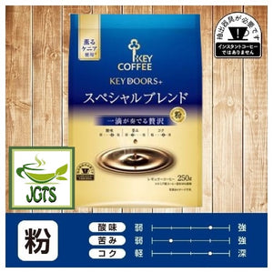 (Key) Coffee KEY DOORS Ground Coffee Special Blend - Flavor chart