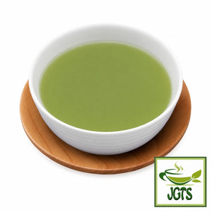 Kunitaro Kakegawacha with Matcha Tea Bags - Served hot in tea cup