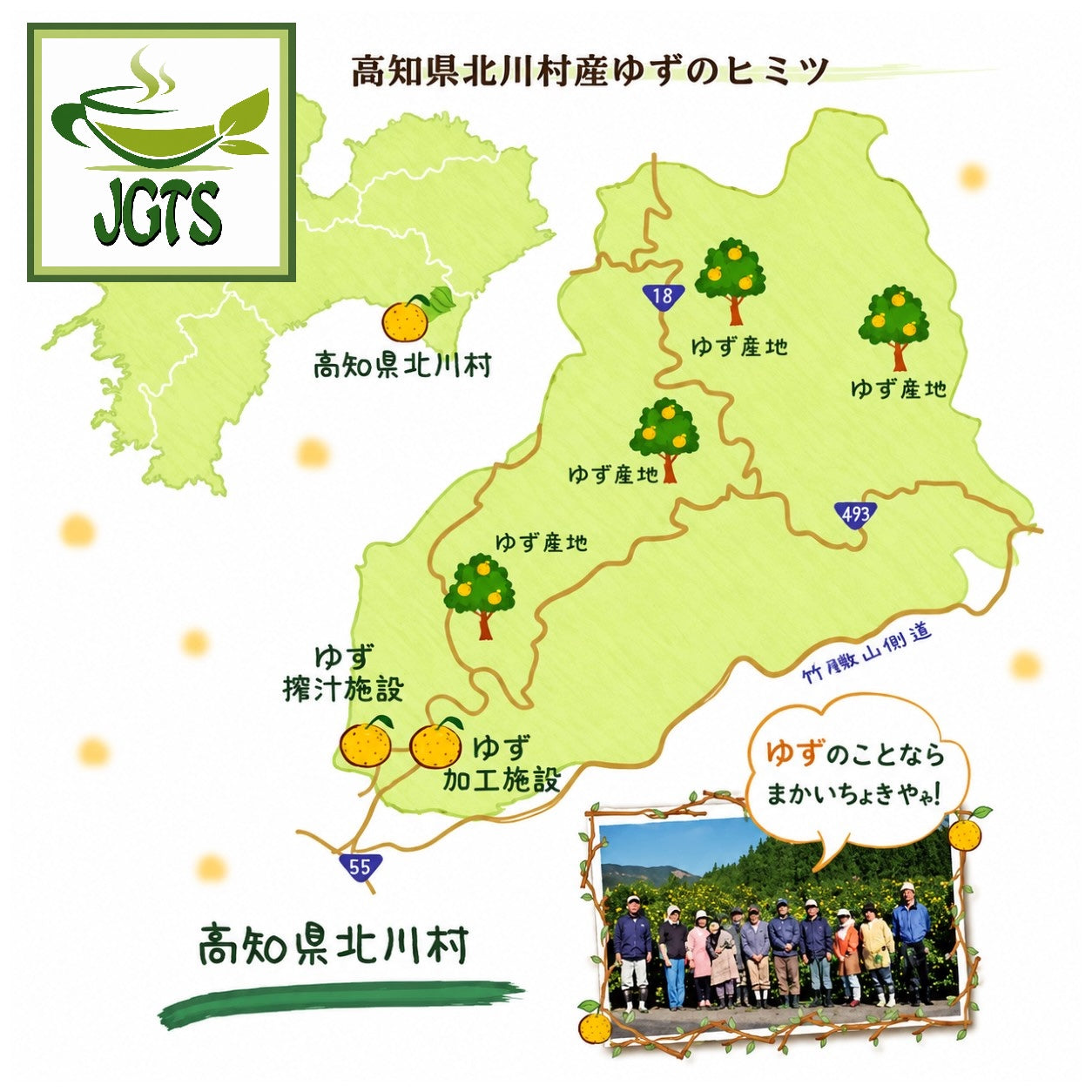 Lion Yuzu Throat Lozenges secret of yuzu from Kochi Prefecture