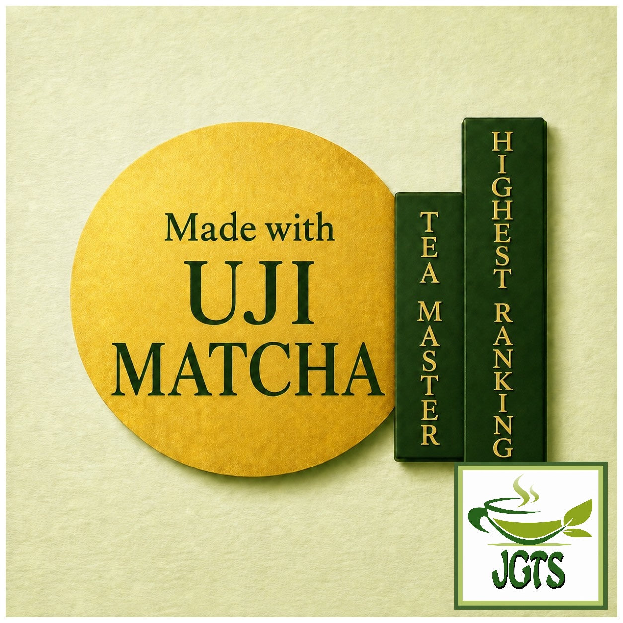 (Lotte) . Premium Ghana Sable Chocolate Deep Uji Matcha - Made with real Uji Matcha (E)