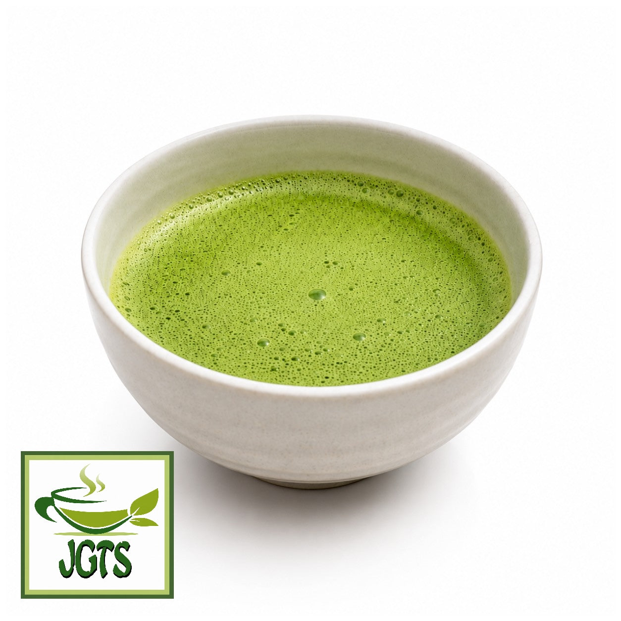 (Maruko) - Japanese Time Uji Matcha - matcha whisked in a white matcha bowl