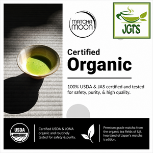 Matcha Moon Kyoto Uji Matcha Pure Zen (Premium Ceremonial Grade) - 1/3 the caffeine of coffee and 10x the antioxidants 